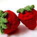 Cat Strawberries Organic Catnip Toys