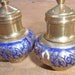 Vintage Brass Asian Buddha Salt and Pepper Shakers
