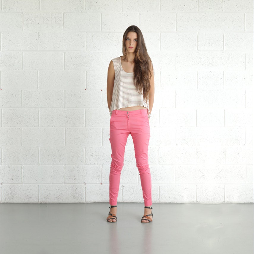 NOW ON SALE,Pink women pants.