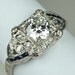 1.06 Art Deco Platinum Engagement ring