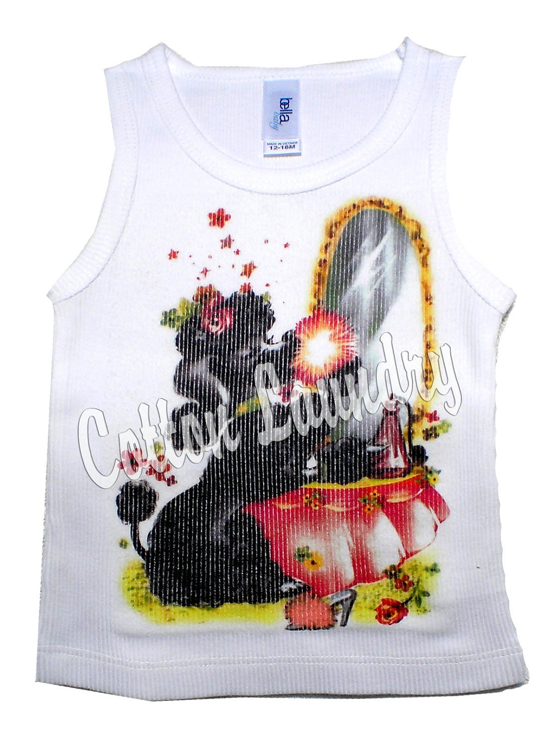 Vintage Childrens tshirt, tank, onesie or Long Sleeve... Vintage 50's Pampered Poodle...
