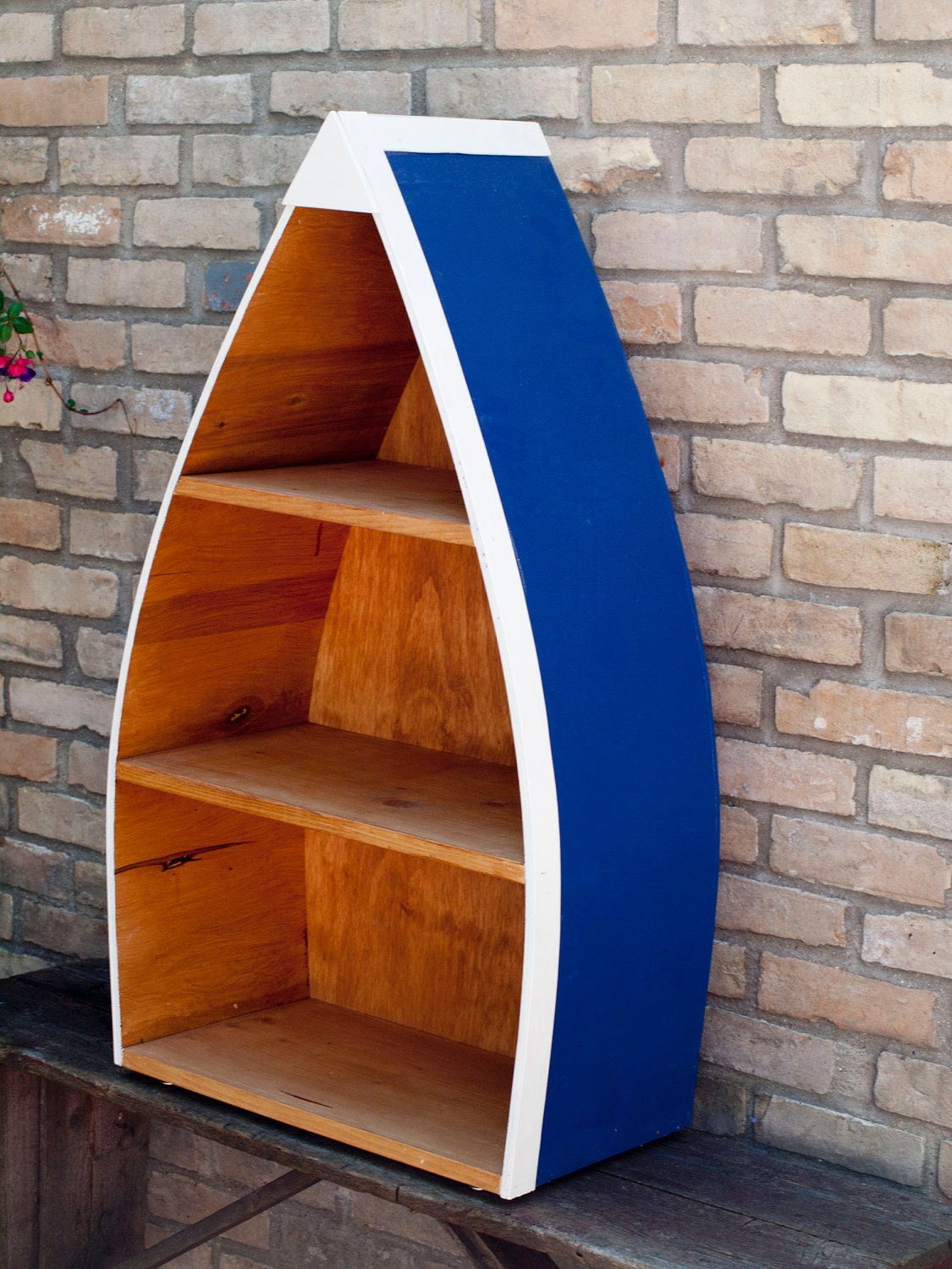Nautical Boat Book Case Display