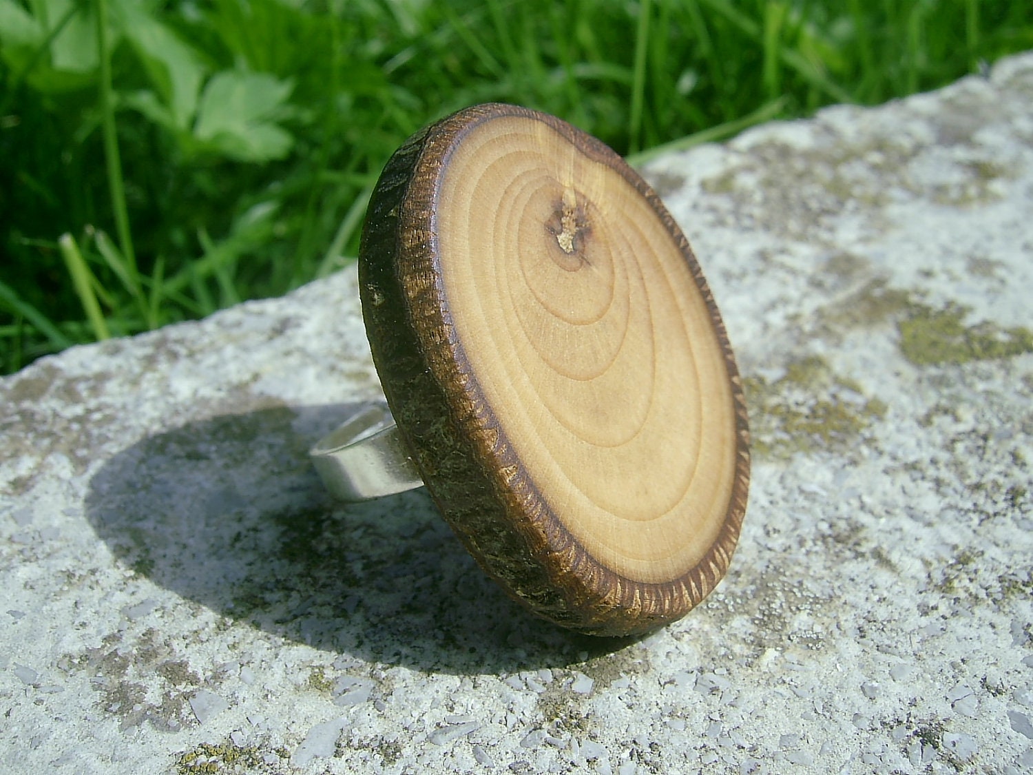 Wood RING - From LINDEN Tree Branch Handmade Wooden Ring
