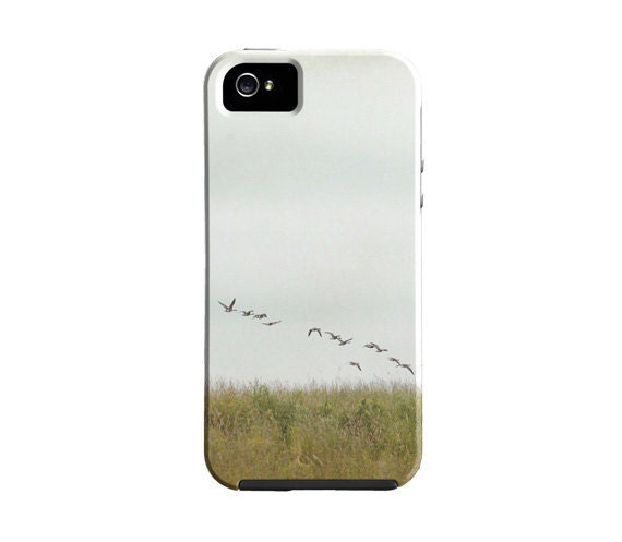 IN STOCK iPhone 5 case, landscape, field yellow, birds, country, peaceful, nature, iphone 5 cover, gift, under 50