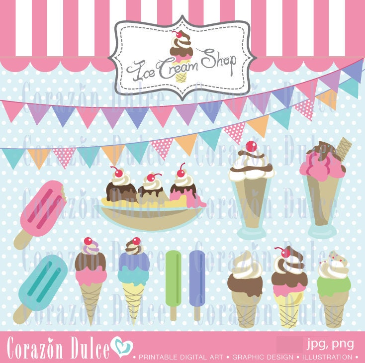 clipart ice cream shop - photo #4