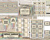 Vintage Rainbow Party Collection - DIY PRINTABLE PARTY - Birthday Party Il_170x135