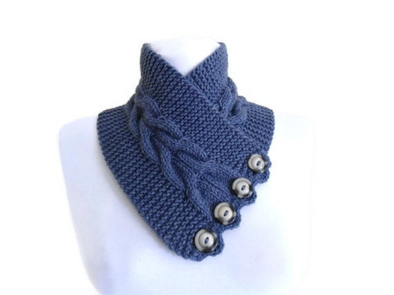 unisex, UCLA Blue, neckwarmers, wool, hand-knitted,fashion,gift, valentine, valentines day, winter trends, fashion, 2012
