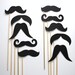 Photo Booth Props. Wedding Photo Props. Photo Props. Mustache. Props on a Stick. Mustache on a Stick - The All Stache Pack