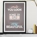 Camera Retro Poster, size A3