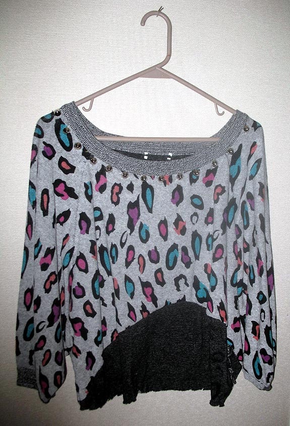 Leo Studded Crop Sweater