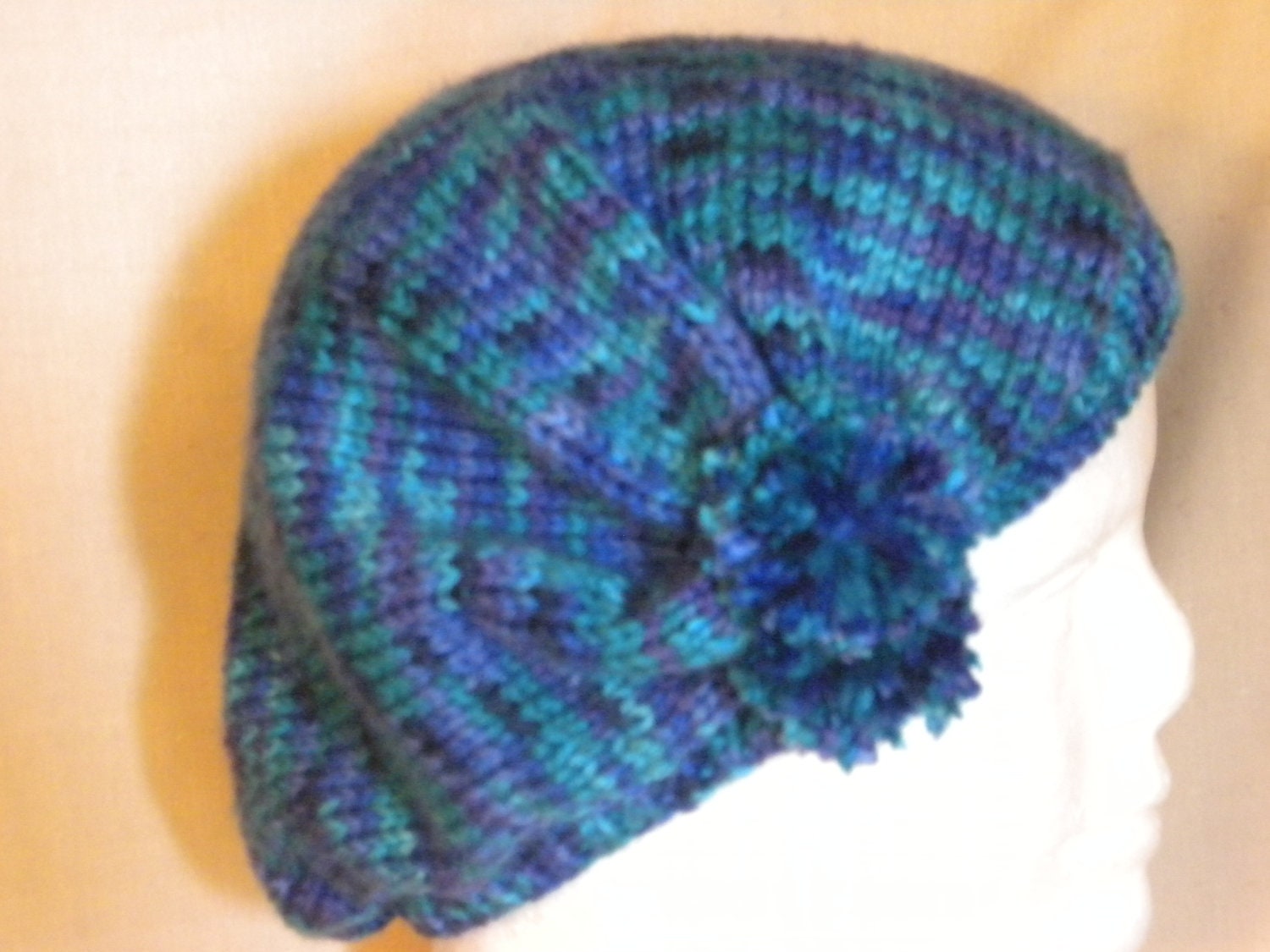 Knitted Hat & Crocheted Scarf