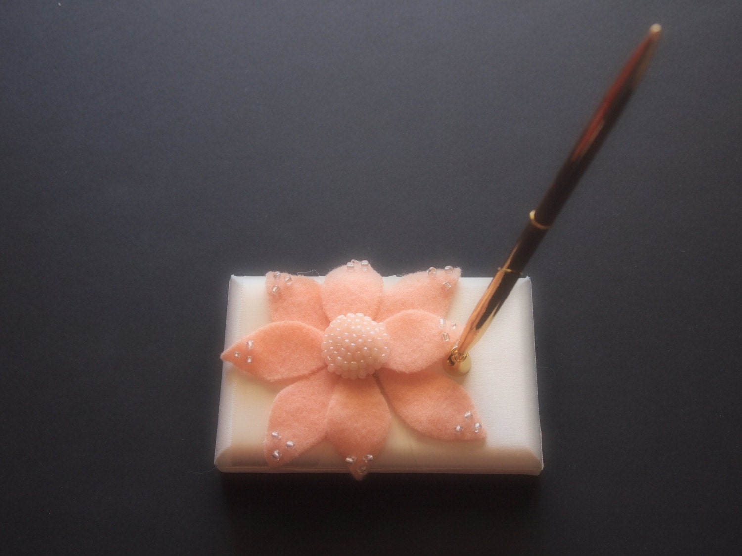 Pen and Stand Peach