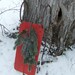 Primitive Antique Snow Sled Red Handmade Christmas and Winter Decor