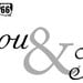 You & Me - Vinyl Wall Art - FREE Shipping - Romantic Wall Decal