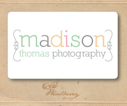 One Of A Kind Premade Logo Design, Will Not Be Resold (Includes Watermark)