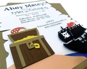 Pirate Invitation - Set of 1 5x7 Il_170x135