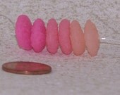 Fuscia Ombre Sugar Beads Polymer Clay Disc Beads