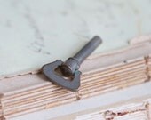 Old Small Brass Foldable Clock Key