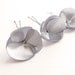 Grey Flowers hair pins Romantic hair accessories