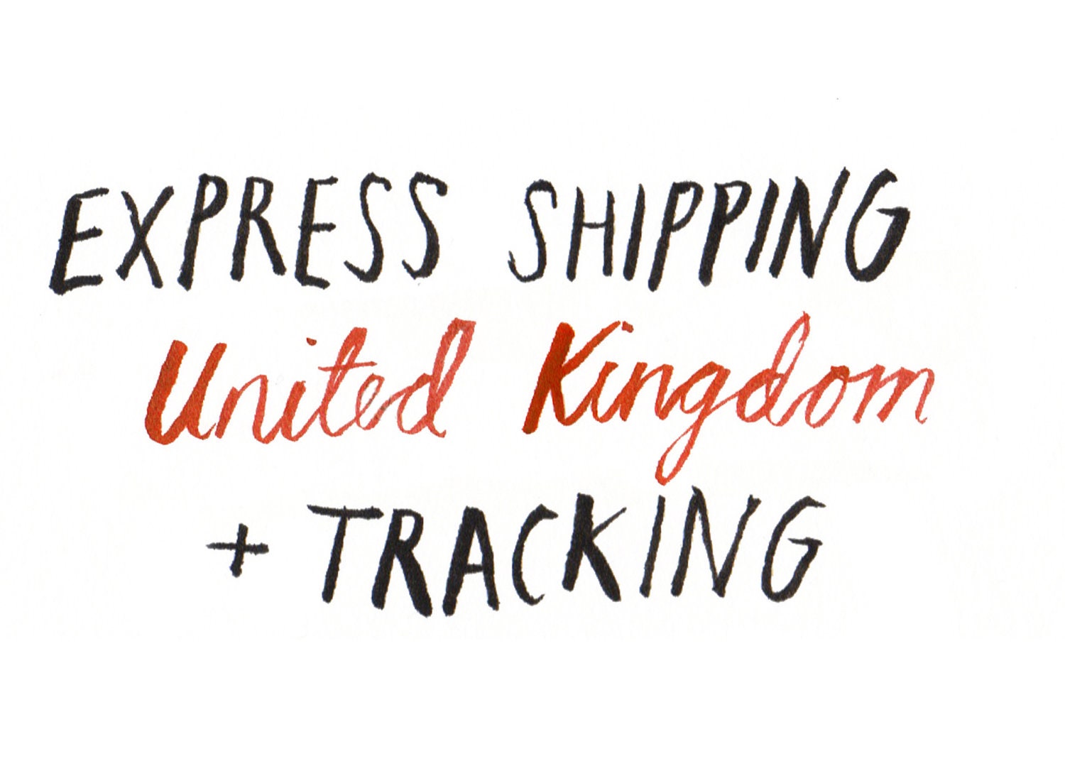 Express UK shipping with tracking