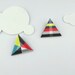 Geometric Modern Brooch Triangle - Kaleidoscope