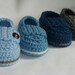 Baby Boy Button Loafers - Made to Order Booties