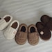 Baby Boy Button Loafers - Made to Order Booties