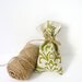 Green Damask Favor Bag