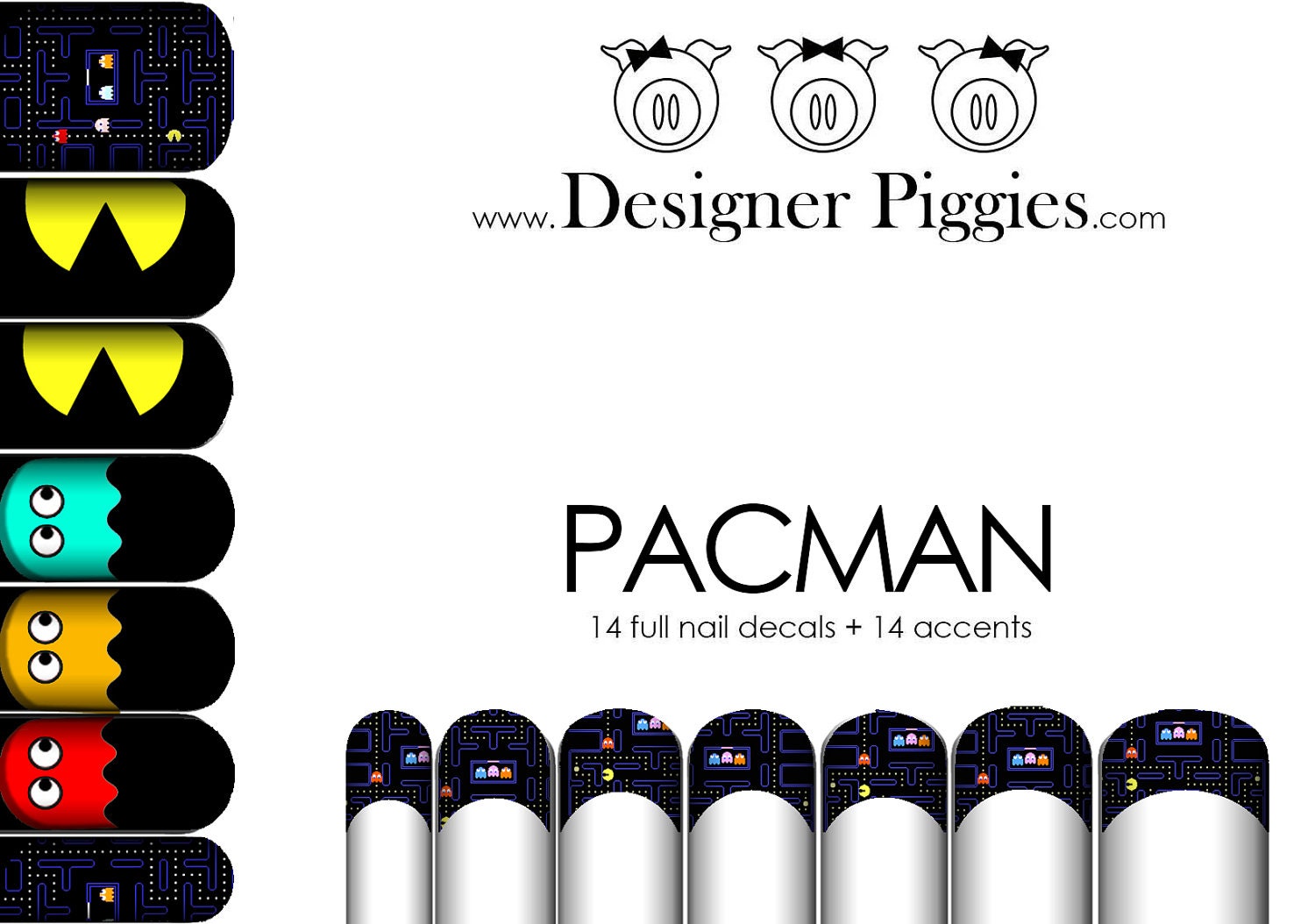 Characters Decal Nail Wraps