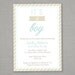 It's a Boy -- Baby Shower Invitation