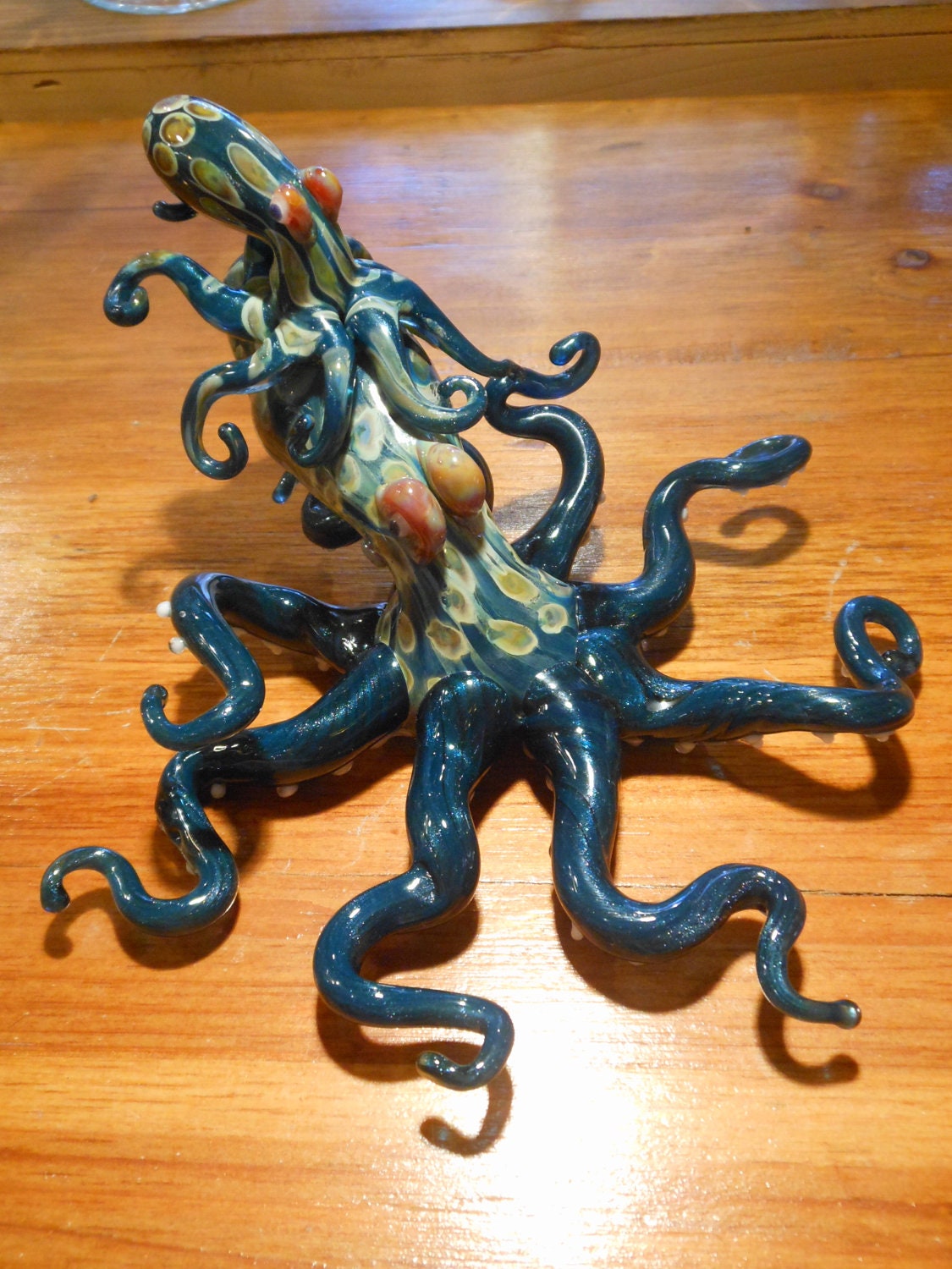 blown glass octopus