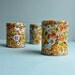 Retro Flower Tins - Set of 3