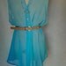 Beautiful Sheer Aqua Blue Bikini Cover-up
