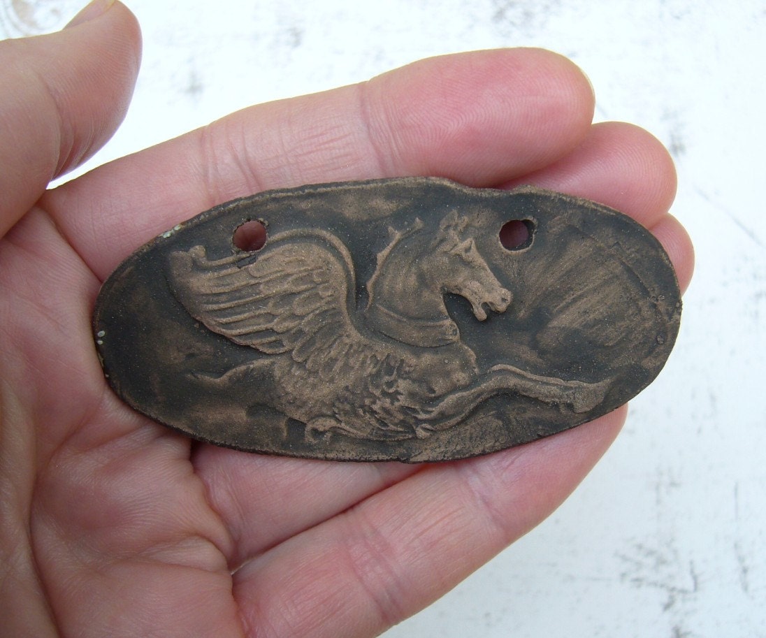 Flying Horse statement pendant