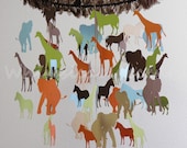 Going on A Safari Baby Paper Mobile - Extra Large