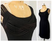 stunning 60s black cocktail dress // maggi stover // vintage little black dress