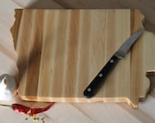 9" Iowa State Shaped Cutting Board, Cheeseboard
