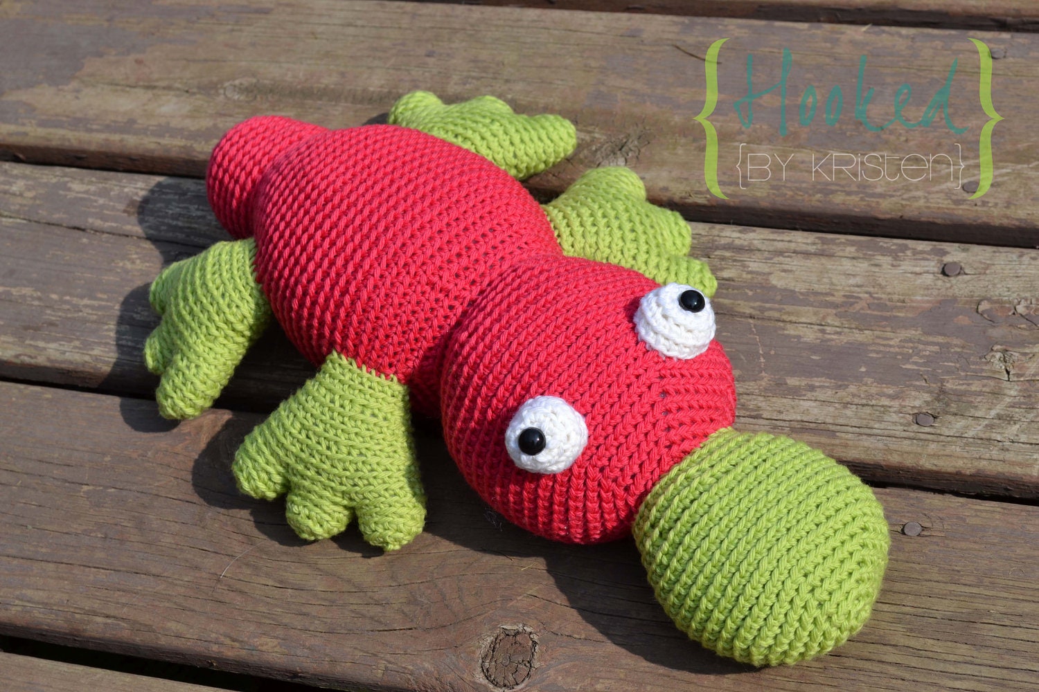 Pinky the Platypus in 100% Merino Wool ready to ship On Sale