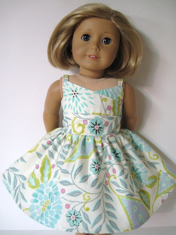 Pretty Wrap Dress for Your American Girl Doll