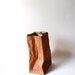 SALE 1970s Brown Paper Bag Porcelain Vase Tapio Wirkkala Rosenthal Germany