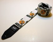 Guitar Strap made with Green Bay Packers fabric - PACKERS - Lambeau - Cheeseheads