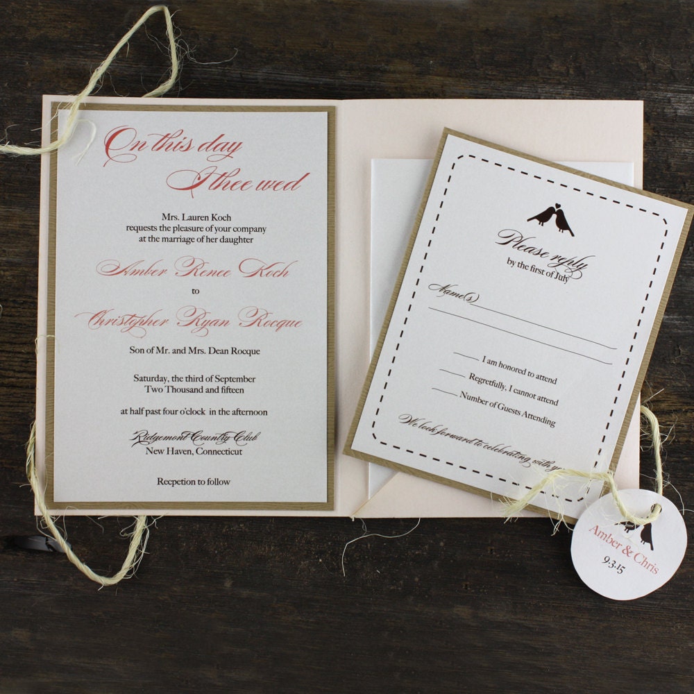Rustic Romance Invitation Suite