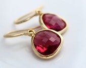 Summer Sale: Pink gold earrings