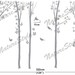 tree decal nursery wall decal baby wall decal children wall decal flying birds decal room decal-Tree with Flying Birds
