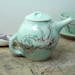 20 oz. Porcelain Green Octopus Teapot