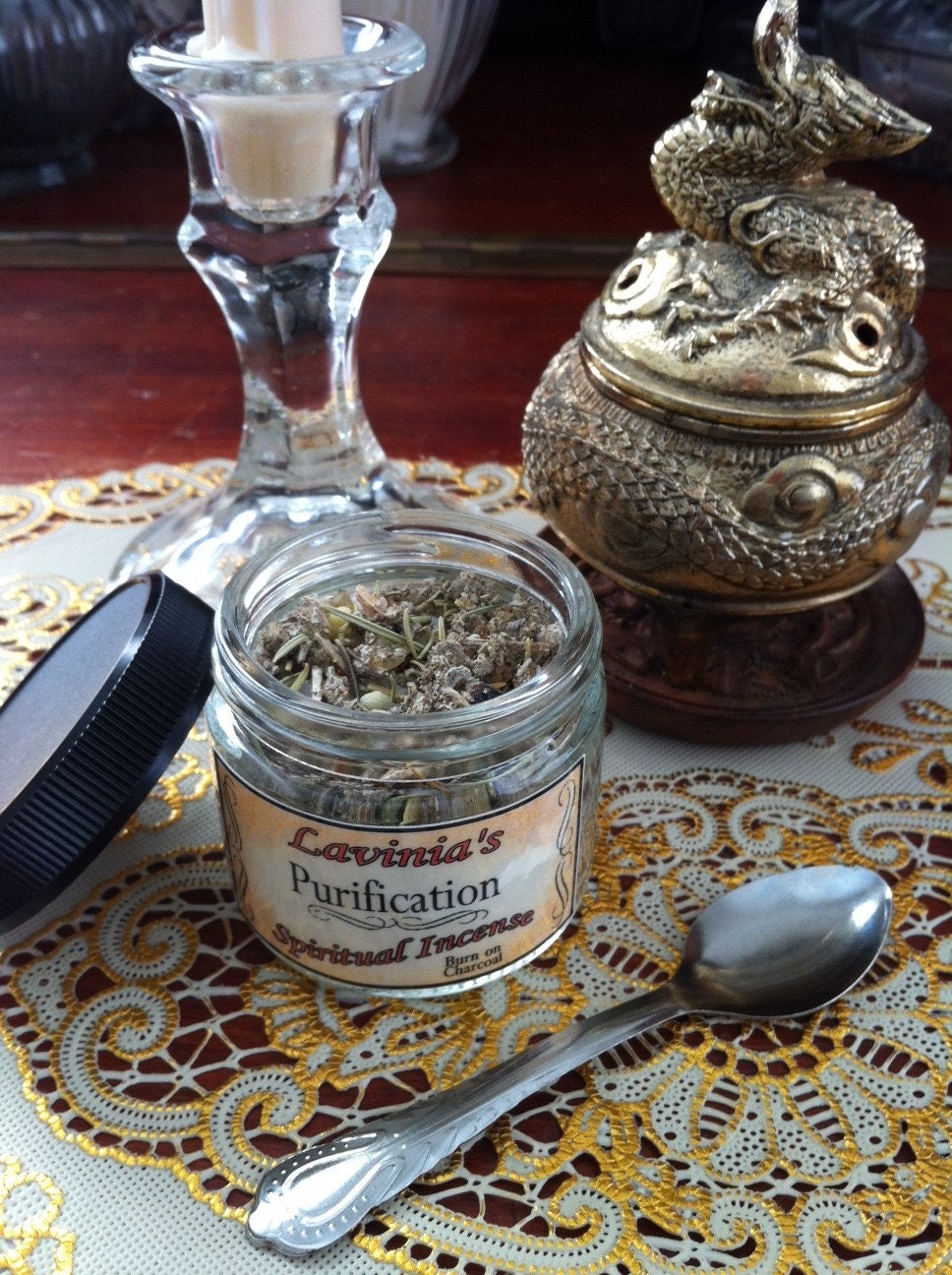 Purification - Natural Herbal Resin Incense - Smudging-Clearing-Purifying-Sacred space -Spiritual-Witchcraft-Pagan-Hoodoo-Wicca-Folk magic