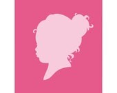 Custom Two Tone Silhouette hand drawn From Your PHOTO - SINGLE (Child, Maternity, Grandparent)