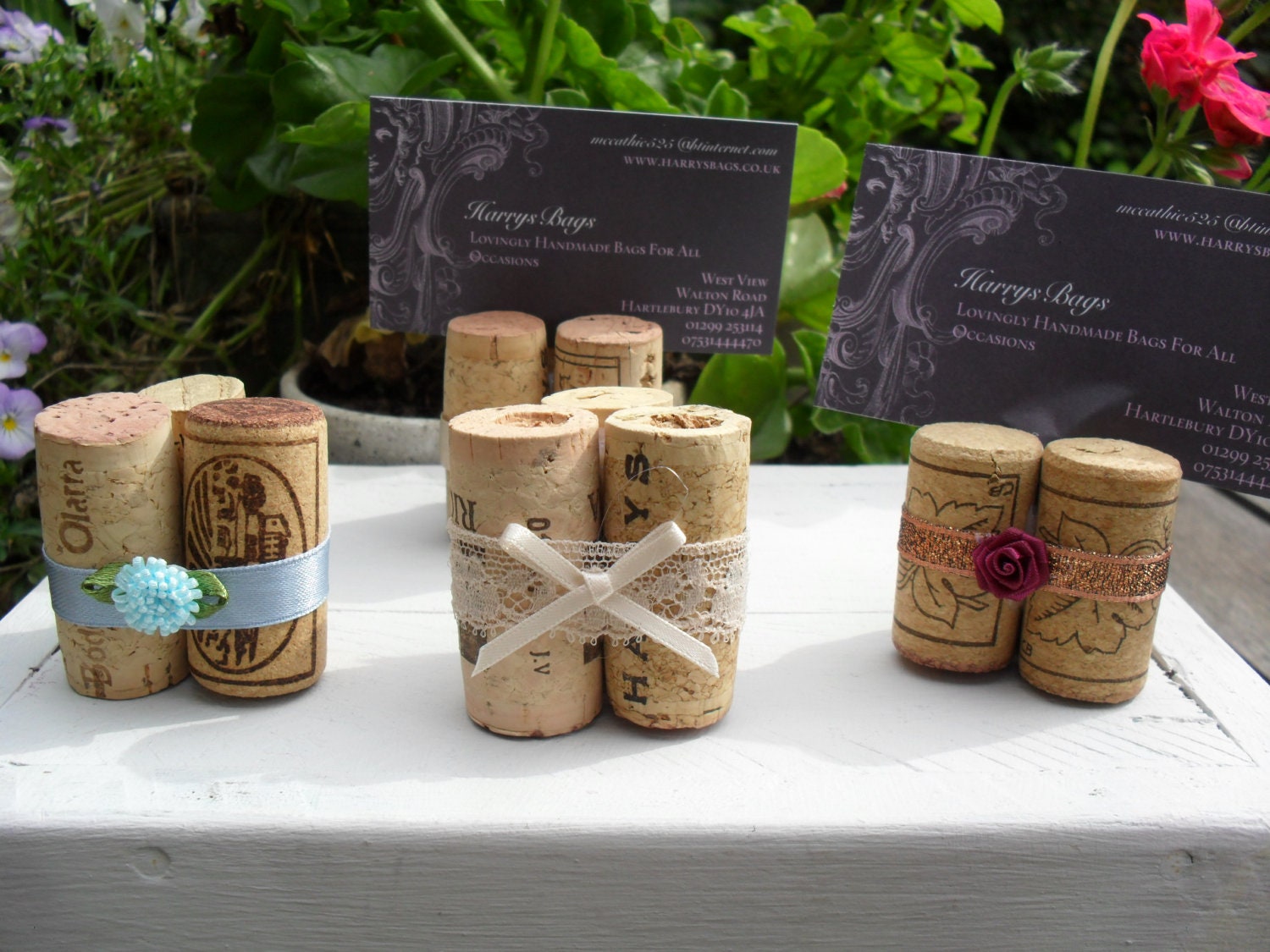 Wine Cork Place Card Holder - Table Numbers - Escort Cards -  Rustic Table Deco -Bridal Shower  -Set 0f 10- Christmas Table Decorations