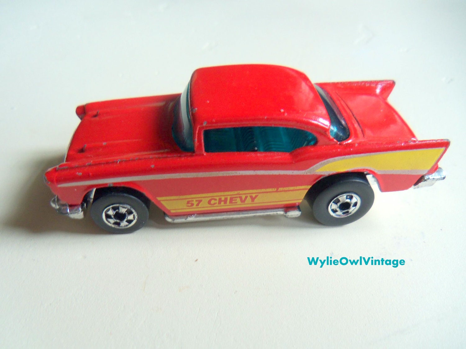 Vintage Hot Wheels 57 Chevy Made in Hong Kong 1976 - WylieOwlVintage