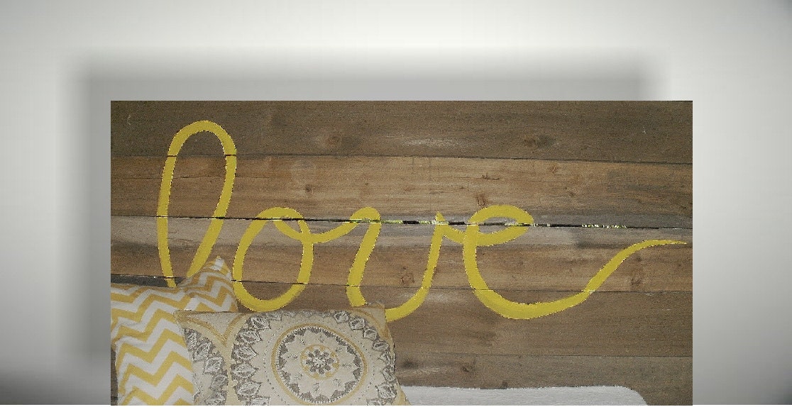 Queen Size Reclaimed Wood Headboard